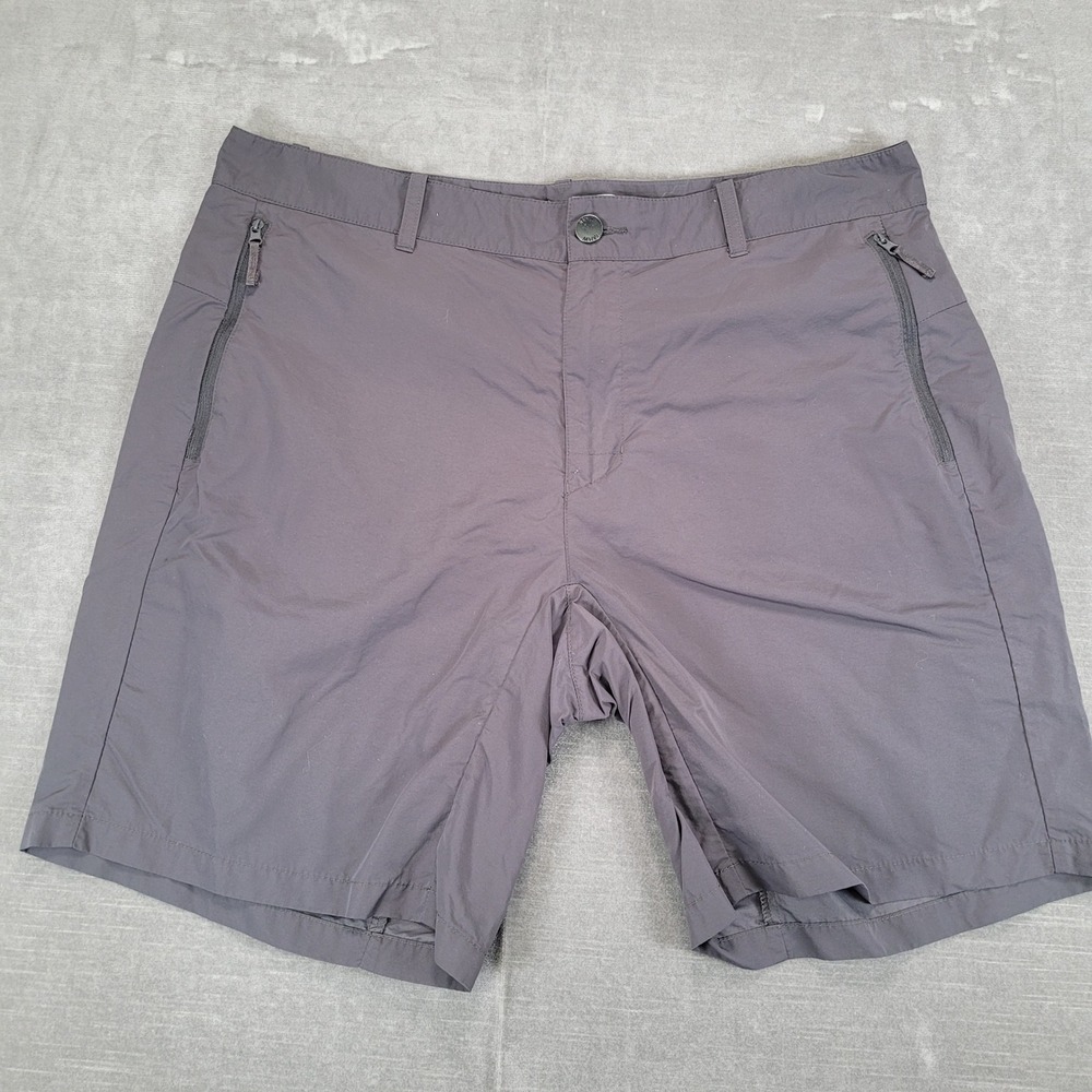 Mountain Hardwear Mens Shorts Size 38 Gray Zip Pockets Hiking Outdoor